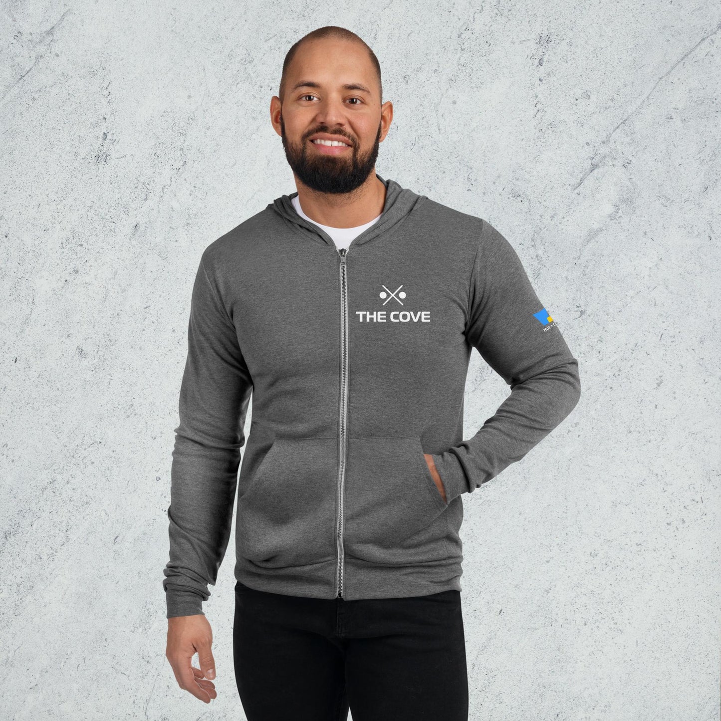 Full Zip Hoodie with Sleeve stitch