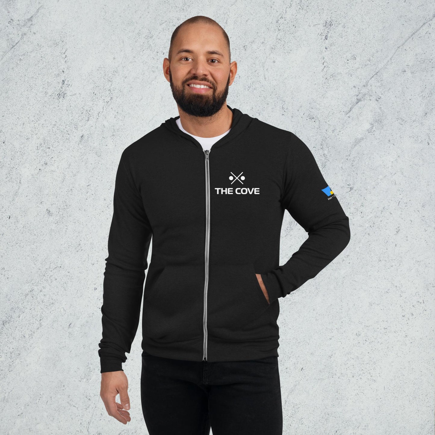 Full Zip Hoodie with Sleeve stitch