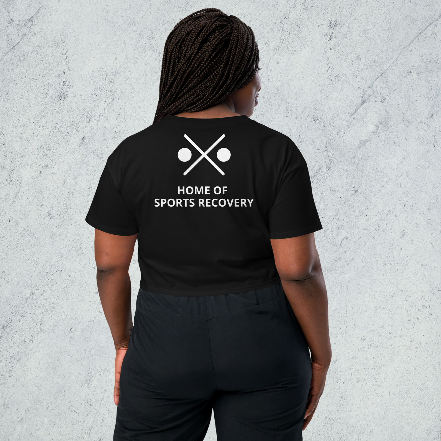 Women’s crop top - Home of Sports Recovery