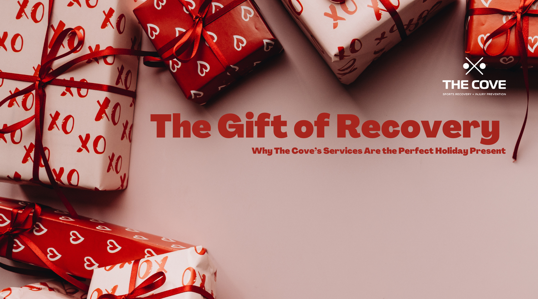 The Cove Sports Recovery 10-session pack and hoodie holiday gift deal.