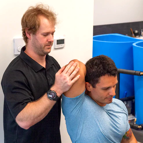 Nick MST Stretching at The Cove Sports Recovery